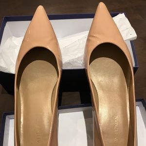 Stuart Weitzman nude block heel size 11.5/41